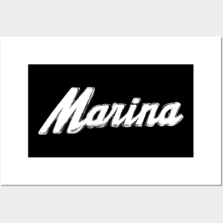 Morris Marina 1970s British classic car badge photo Posters and Art